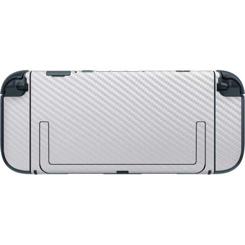 White Carbon Fiber Specialty Texture Material Nintendo Switch 2 (2025) with Joy-Con Skin